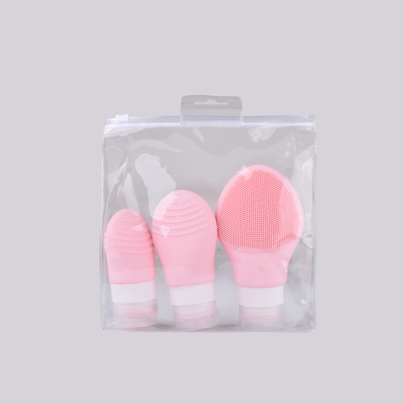Pink Facial Cleansing Brush Silicone Electric Facial Cleanser