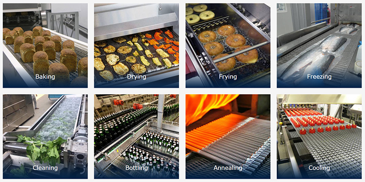 heat resistant Stainless steel conveyor belt wire mesh belt for food drying