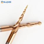 Power Tools 2 Flute Solid Carbide Tapered End Mills 50mm Altin Coating