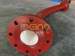 ISO Wear Resistant Ceramic Pipe Smooth Wear Resistant Elbow