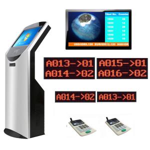 Wholesale Bank/Hospital/Clinic/Pharmacy Queue Ticketing Kiosk System with 19 inch Token Number Ticket Dispenser from china suppliers