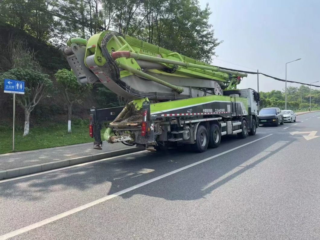 Concrete-Machinery Mercedes Chassis of Zoomlion 56-Meter Concrete Pump Truck in 2019