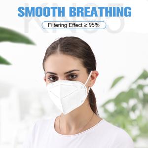 Wholesale KN95 FFP2 Face Mask Respirator Resuscitation Filtration Efficiency 99% from china suppliers