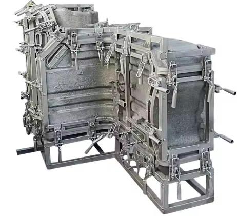 OEM Aluminium Rotational Molds CNC Plastic Products Silver Blasting Surface