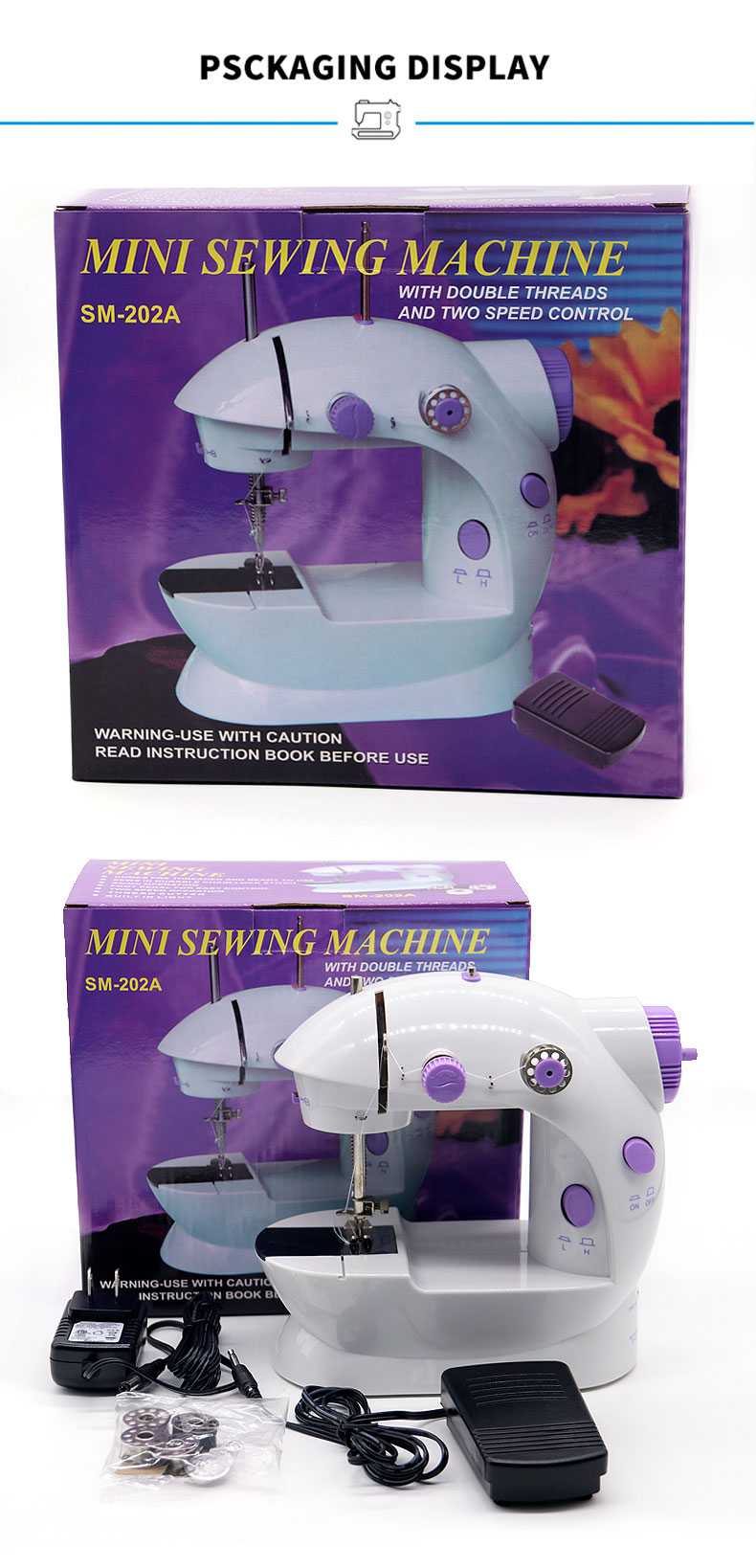 Mini Sewing Machine UFR-202 Online Shop for Straight Stitch Cloth Stitching and Embroidery