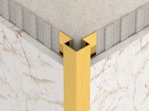 Wholesale Stainless Steel Brushed Steel Tile Trim 10mm Corner Edge Trim Finishing Closing Strip from china suppliers