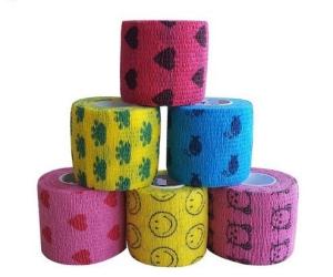 Wholesale Custom Printed coflex self-adhesive bandage horse wrap bandage 5cm x 4.5m from china suppliers