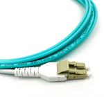 OM4 OFNR PVC LSZH 2.0mm Fiber Optic Patch Cord Duplex LC To LC