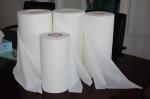 White Spunlace Nonwoven Fabric 70% Tencel / 30% Cupro Sample Available