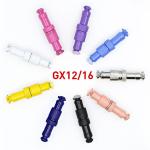 4 pins 5 pins Coloured Circular Aviation Docking Connector Male Female GX12 GX16