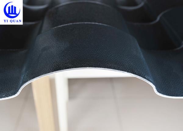 Environment Friendly Plastic Corrugated Roofing Sheets Bright Colors 1120mm