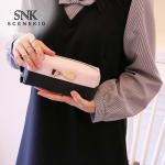 Woman PU Leather Travel Toiletry Bag For Daily Use