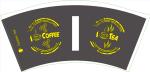 Printed PE Coated Paper Cup Fan Food Grade Eco Friendly 6 Colors