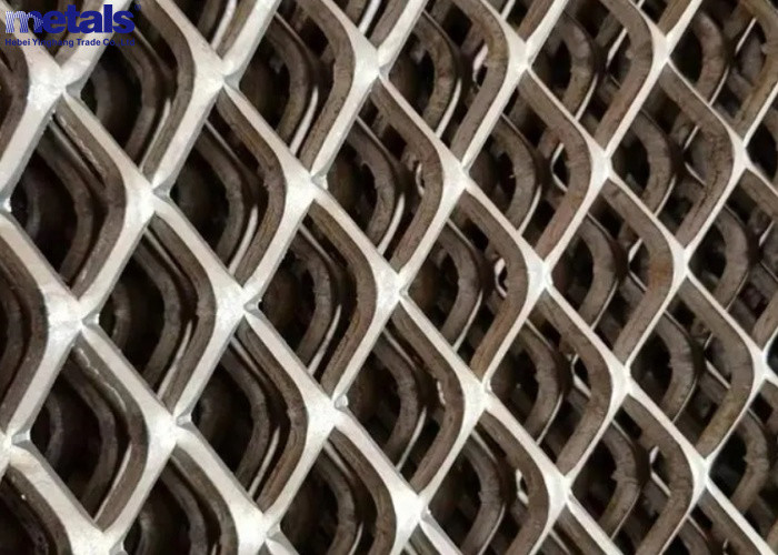 304 Stainless Steel Diamond Expanded Metal Mesh Sheet Heavy Duty