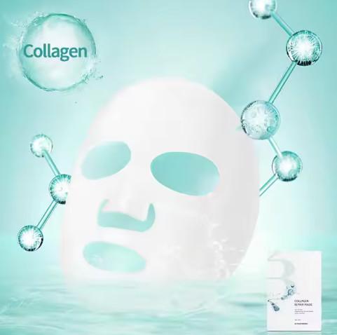 Facial Skincare Collagen Mask Sheet Pack Moisturizing Nourishing Pore Tightening