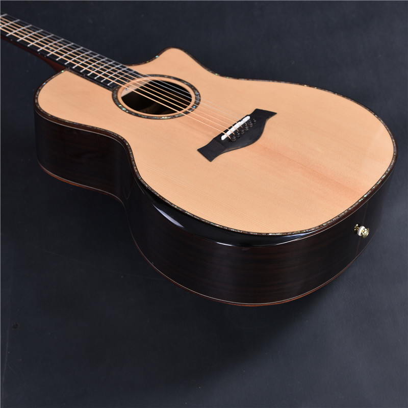 Custom Grand 914c acoustic guitar solid spruce top 914ce acoustic electric guitar B Band A11 eq free shipping acoustic