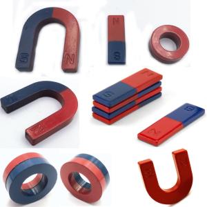 Wholesale Various Shape Red Blue Paint Y30 Ferrite Magnet For School from china suppliers