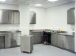 Professional Stainless Steel Lab Furniture , Metal Lab Casework Sidebench