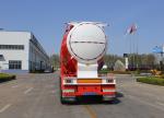 Steel Fuwa / BPW Axle Bulk Cement Tank Semi Trailer Dry Powder Tanker Truck