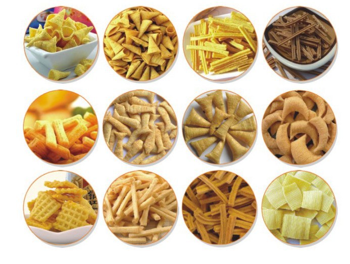 Stainless Steel Twin Screw Fried Snack Production Line