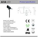 3W IP67 waterproof outdoor LED spot light &spike led garden light/ LED lawn