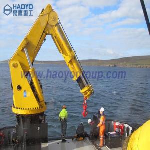 Wholesale Knuckle Boom Marine Deck Cranes for Sale Marine Ship Deck Crane from china suppliers