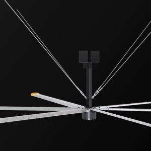 Wholesale HVLS Industrial Indoor Ceiling Fans Large Warehouse Cooling PMSM BLDC Motor from china suppliers