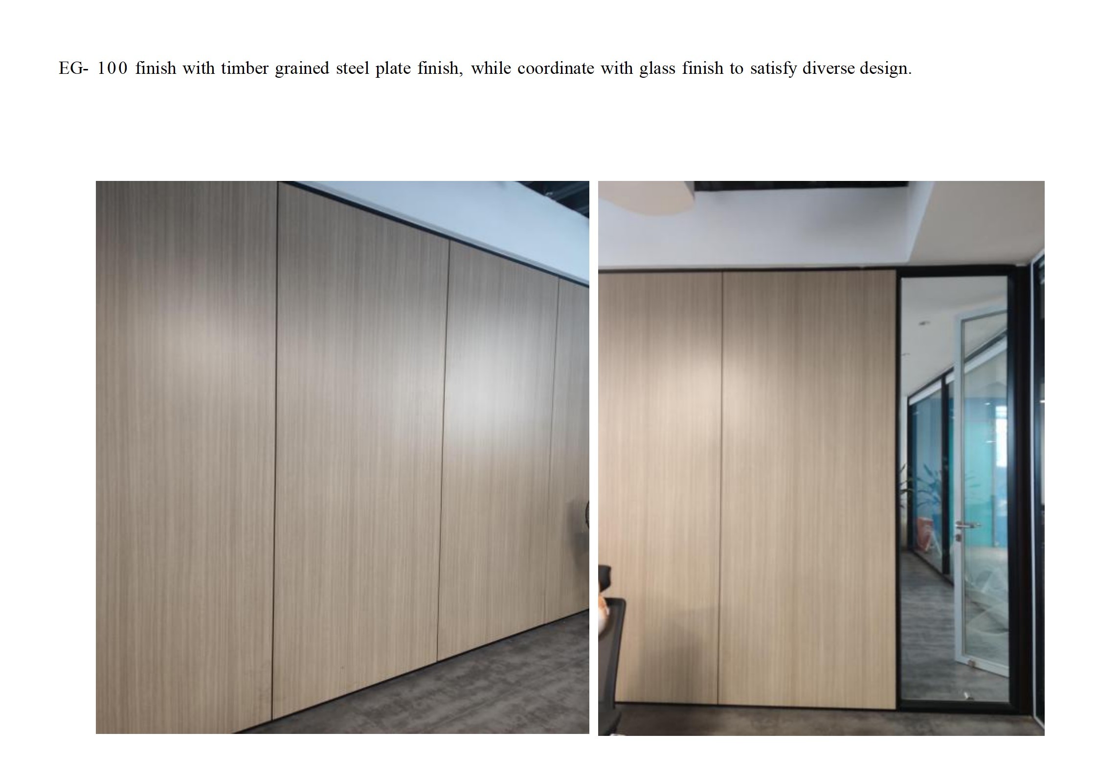 Laboratory Interior Modern Glass Partition Wall With Aluminum Structure