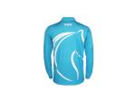180GSM 100% Polyester Long Sleeve Tee Shirts Sublimation Printing And Embroidery