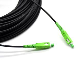 Wholesale Outdoor Fiber Corning 5.0mm FTTH Drop Cable Mini SC APC from china suppliers