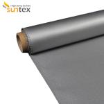 Stainless Steel Wire Reinforced Single Side Silicone Coated Fiberglass Fabric