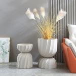 Frost Resistant FFiber Clay Planters For Indoor And Outdoor Plants
