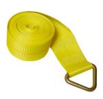4" X 27' Heavy Duty 5500LBS 4inch 30ft Truck Winch Straps With Flat Hook Cargo