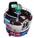 Carousel Fire Truck Coin Operated Kiddie Ride Game Machine Revolving Cup MP5