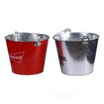 4 Color Metal Tin Cans Wine Bucket Round 5L 10L Large Ice Bucket