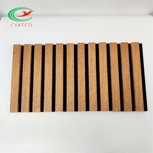 Wholesale Ceiling Wood Acoustic Wall Panels Practical MDF Polyester Material from china suppliers