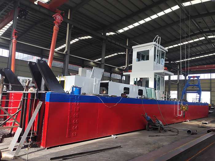 The 14inch model dredger equipment is designed as a three-body assembly structure