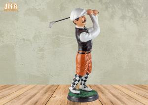 Wholesale Antique Sportsman Statue Polyresin Statue Figurine Decorative Golfer Tabletop Statue from china suppliers