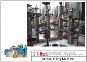 Wholesale Rotary Automatic Aerosol Gas Filling Machine Capacity 3600CPH For Butane Gas from china suppliers