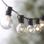 IP44 Incandescent LED Fairy String Lights G40 For Christmas Wedding