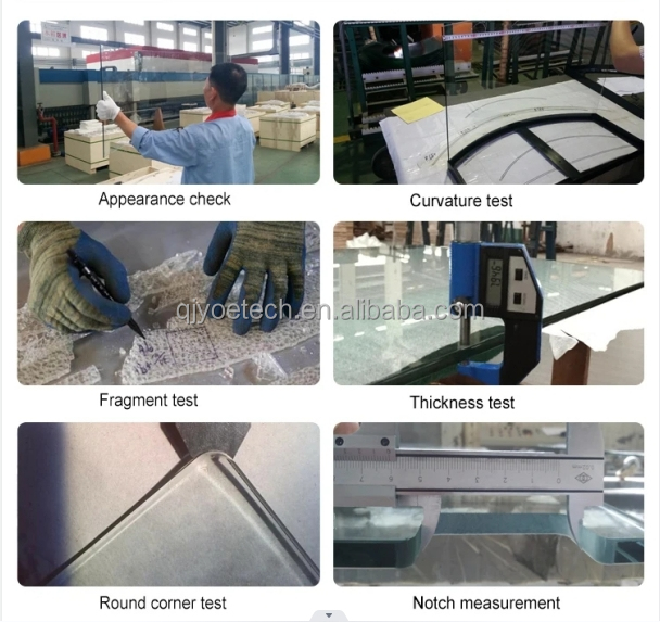Bathroom Decorative Hollow Structure Clear Tempered Glass for Frameless Shower Doors
