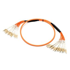 Wholesale 12 Core Fiber Optic Patch Cord , 3m 10Gb Fiber Optic Cable Lc To Lc from china suppliers