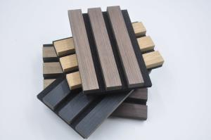 Wholesale Modern Acoustic Wood Veneer Panel Akupanel PET Soundproofing For Hotel from china suppliers