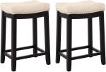 Nailhead Studs Padded Counter Stools For Kitchen Dining Room Coffee Bar Pub