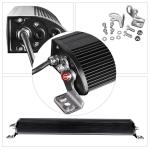 300W CREE Straight Car Light Bar White / Amber Lens Color Available