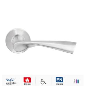 China SS304 front door handle modern for residential/commercial exterior doors on sale