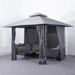 Pop Up Gazebo Mosquito Nettings, Outdoor Canopy Shelter Garden Lawn Backyard,