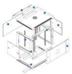 NC Wall Mount Rack Cabinet -02 , Date Center Accessories , Manufacturer from