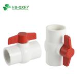 Threaded Full Size PVC Ball Valve for Water Supply Fixed Structure BS Standard