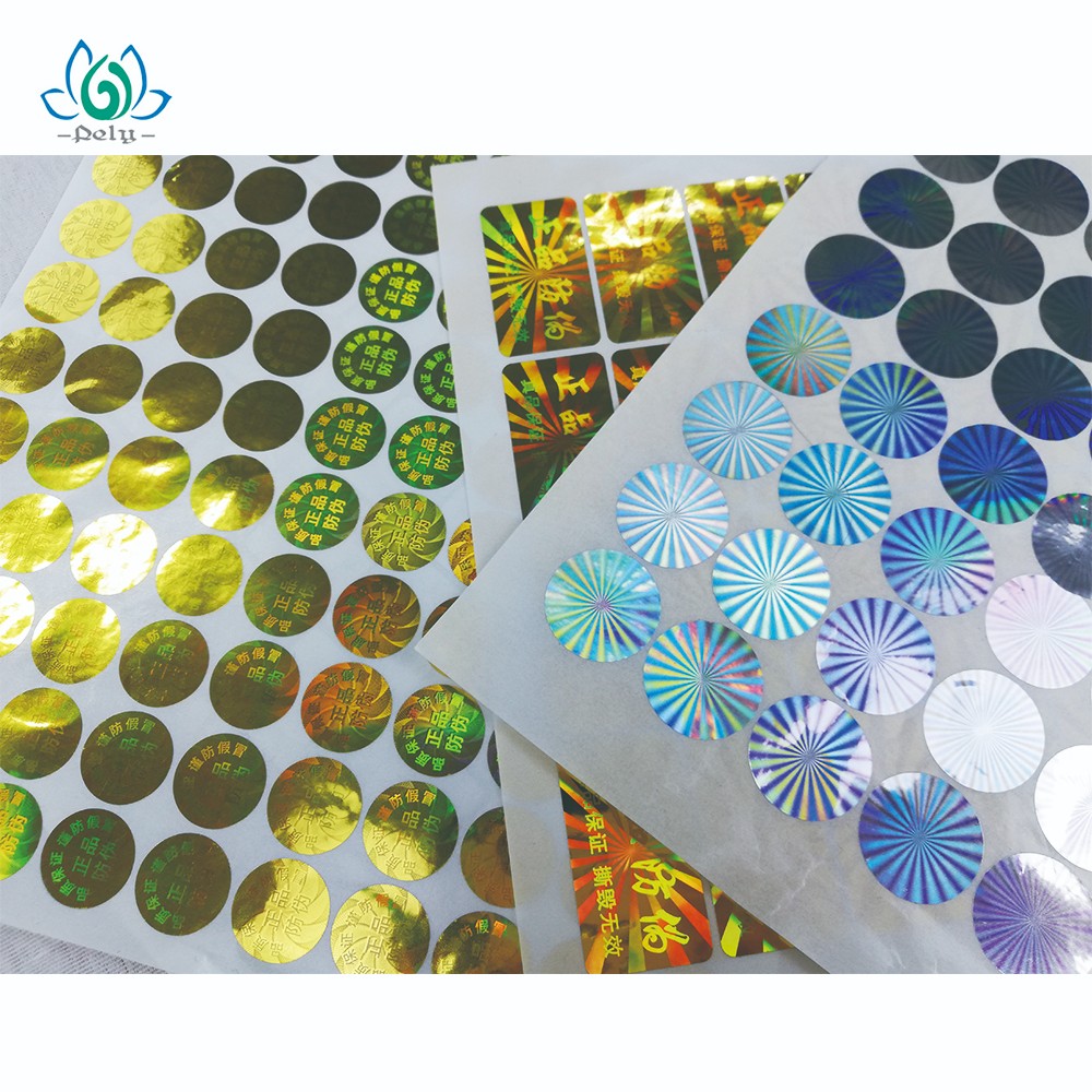 UV Printing Tamper Evident Security Labels , Hologram Stickers For Certificates